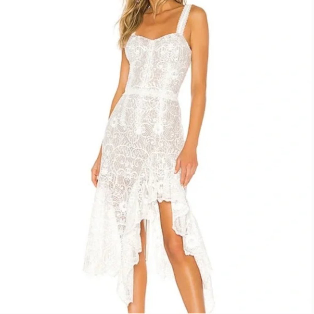 Bronx and Banco Tiffany Blanc Dress in White